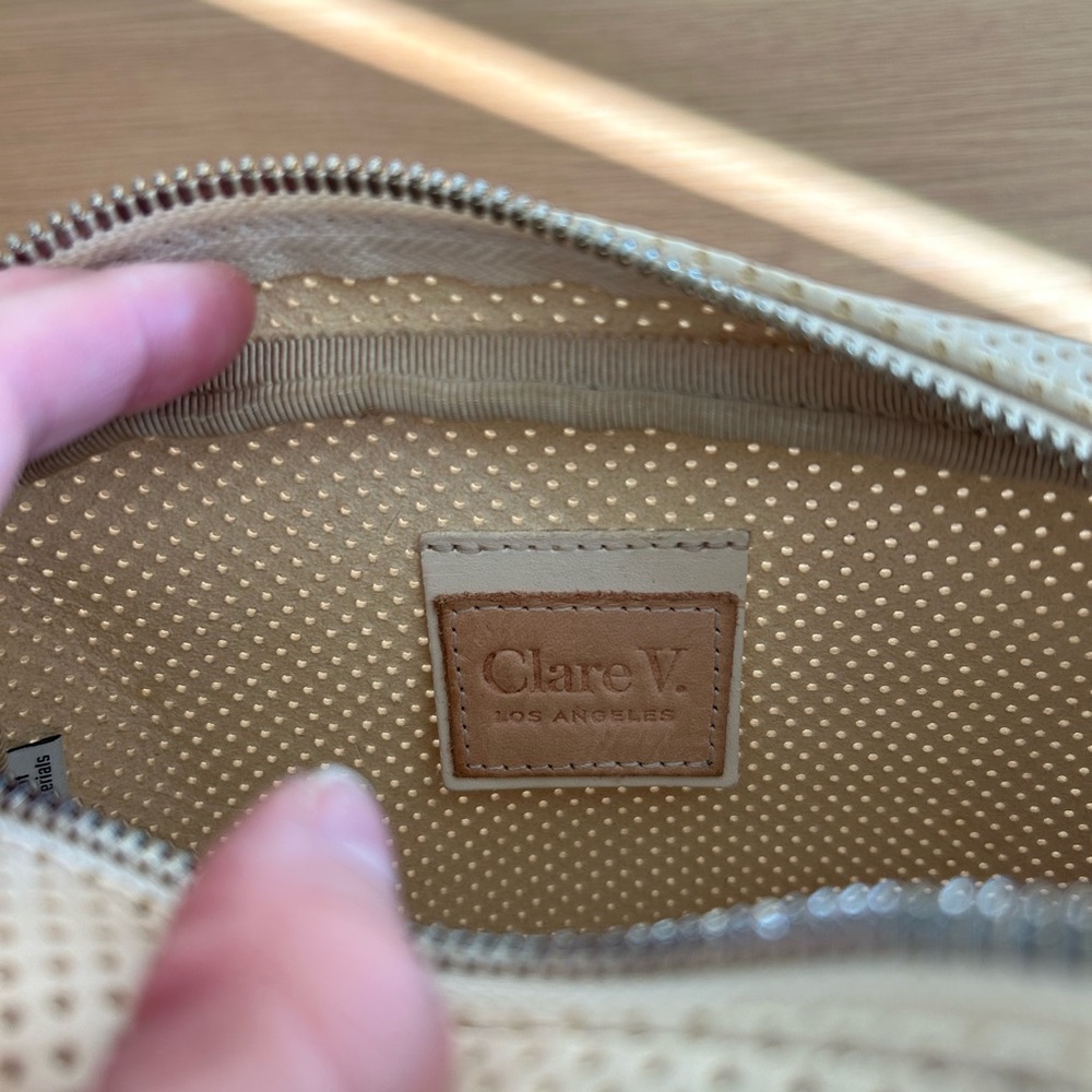 Clare v midi cream perf crossbody - EUC - Picture 3 of 13